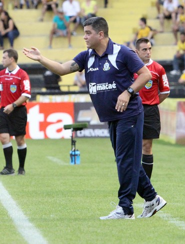 Marcelo Cabo, macaé x criciúma (Foto: Tiago Ferreira / Macaé Esporte)