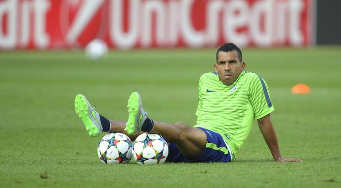 Tevez treino Juventus (Foto: EFE)