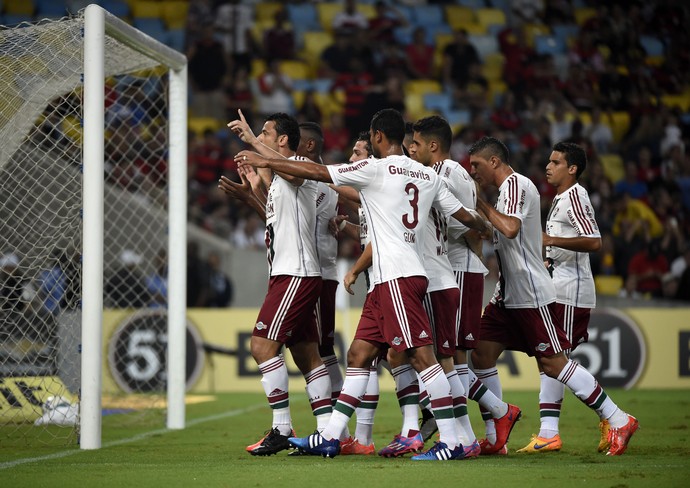 Flamengo x Fluminense gol Fred Maracanã (Foto: André Durão)