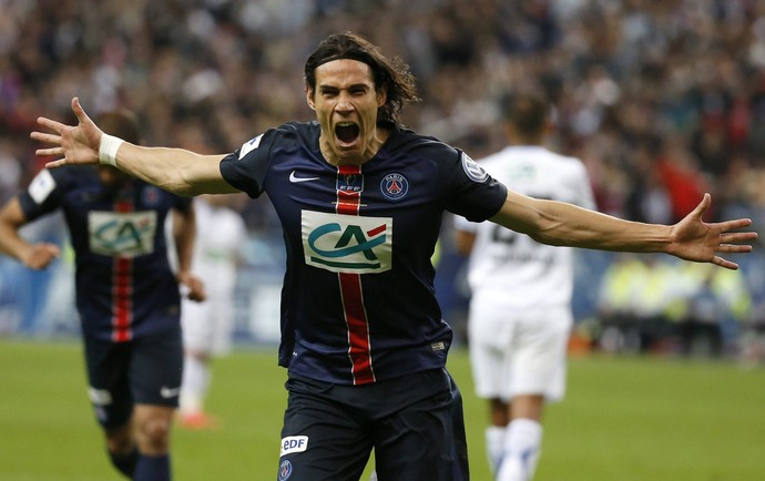 Cavani PSG Copa da França Auxerre (Foto: EFE)