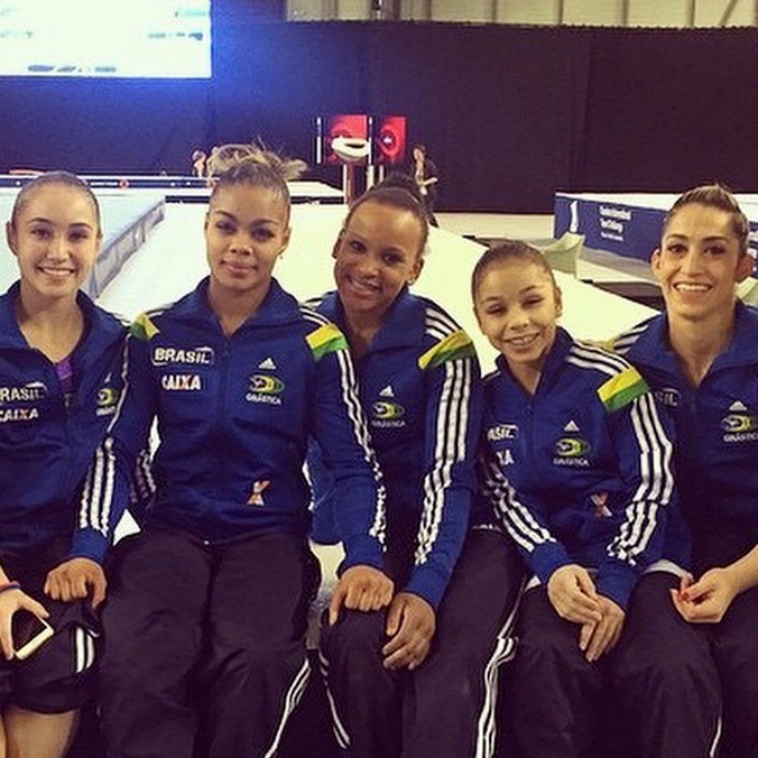 Equipe ginástica artística feminina bélgica ghent (Foto: Reprodução/Instagram)