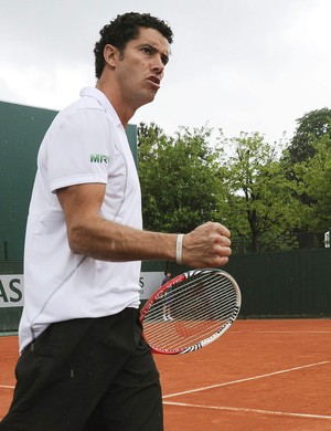 André Sá e Felciiano López primeira rodada Roland Garros (Foto: EFE)