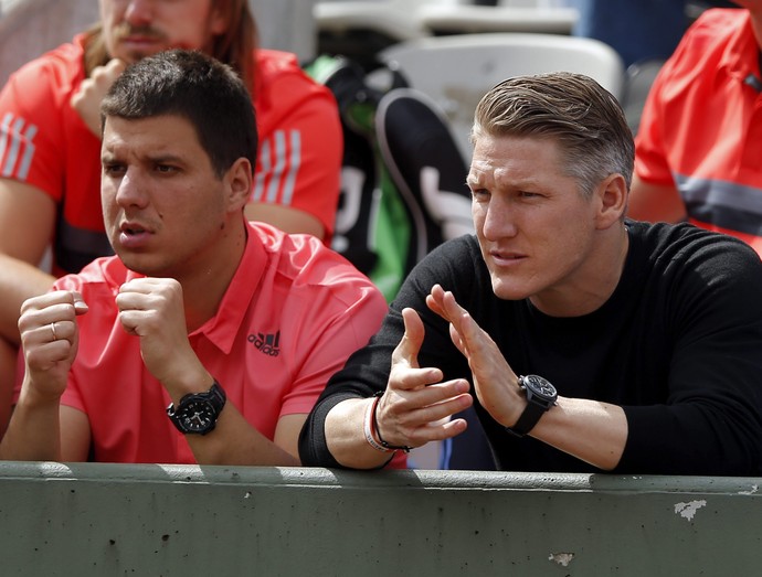 Bastian Scweinsteiger em Roland Garros (Foto: EFE)