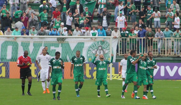 Chapecoense x Santos comemoração (Foto: Cleberson Silva/Chapecoense)