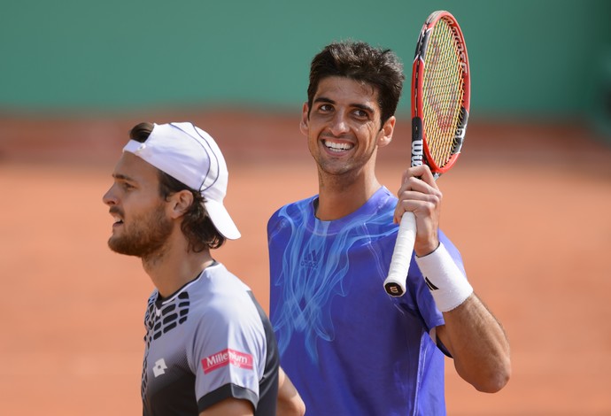 Bellucci campeão em Genebra (Foto: AFP)
