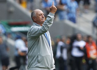 Grêmio x Internacional Gre-Nal 405 torcida mista Arena Grêmio Felipão Luiz felipe Scolari (Foto: Lucas Uebel/Divulgação Grêmio)