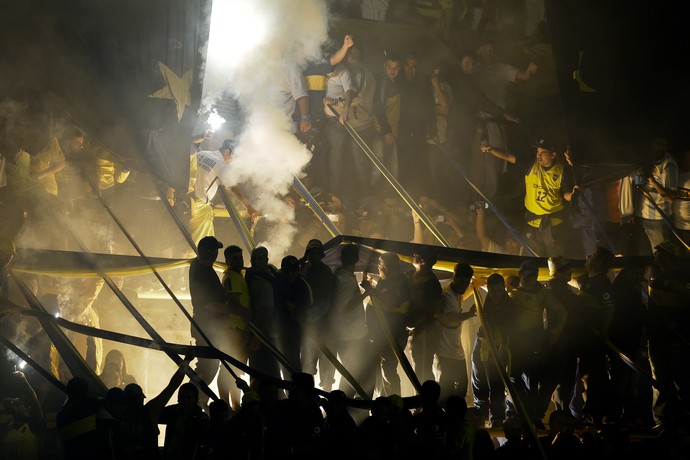 Boca x River - torcida (Foto: AP)