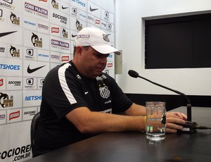 Marcelo Fernandes, técnico Santos (Foto: Bruno Giufrida)