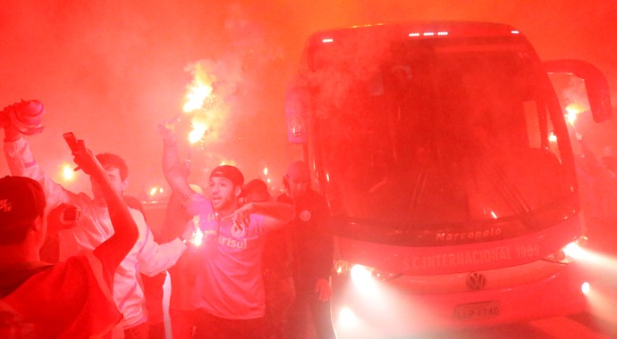 Internacional x Atlético-MG Beira-Rio Libertadores Inter ruas de fogo (Foto: Tomás Hammes/GloboEsporte.com)