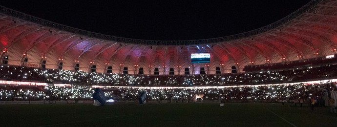 Beira-Rio às escuras Inter Internacional Libertadores (Foto: Alexandre Lops/Inter)