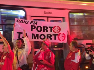 Internacional x Atlético-MG Beira-Rio Libertadores Inter ruas de fogo torcida Inter (Foto: Tomás Hammes/GloboEsporte.com)