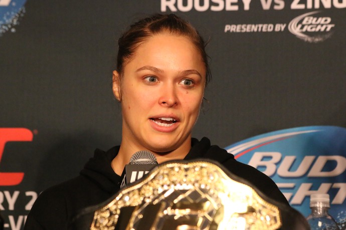 Ronda Rousey UFC 184 (Foto: Evelyn Rodrigues)