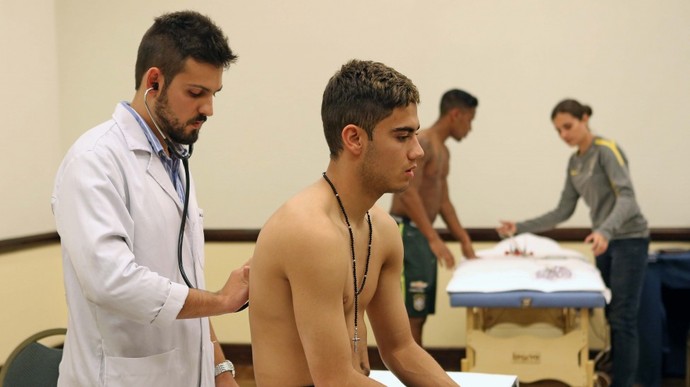 Jean Carlos, do Real Madrid, na seleção sub-20 (Foto: Rafael Ribeiro / CBF)