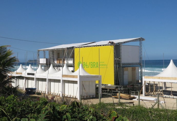 Barra da Tijuca palco alternativo posto 6 Rio Pro (Foto: Flávio Dilascio)