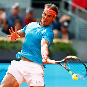 Rafael Nadal vence Steve Johnson na estreia do Masters 1000 de Madri (Foto: Getty Images)