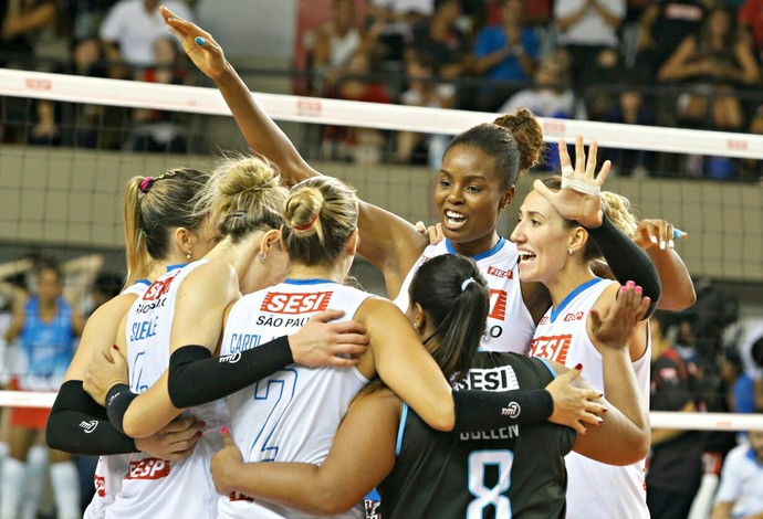 Fabiana confia na reação do Sesi-SP na série contra o Osasco (Foto: Lucas Dantas/ Sesi-SP Divulgação)