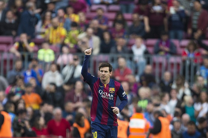 Lionel Messi gol Barcelona x Getafe (Foto: EFE)