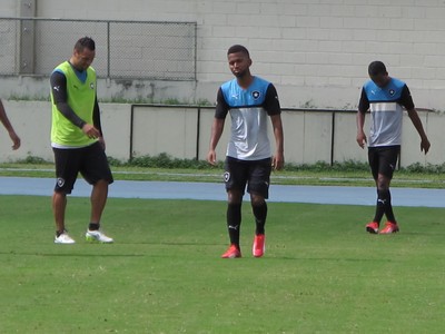 Cidinho treino Botafogo (Foto: Gustavo Rotstein)