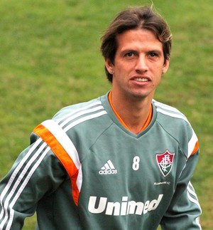 Diguinho no treino do Fluminense (Foto: Fernando Cazaes / Photocamera)