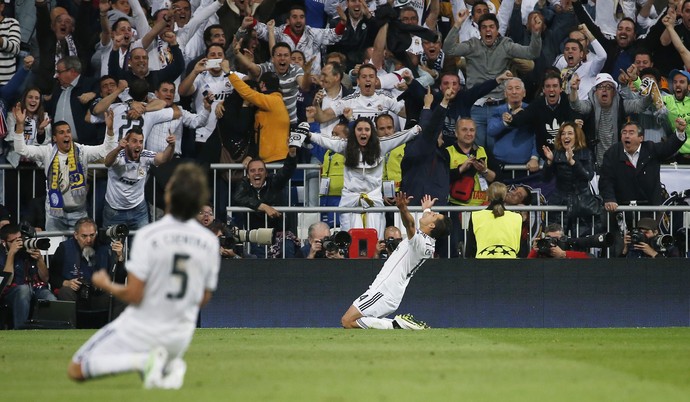 Chicharito gol Real Madrid x Atlético de Madrid (Foto: Reuters)