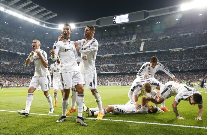 Cristiano Ronaldo Real Madrid x Atlético de Madrid (Foto: Reuters)