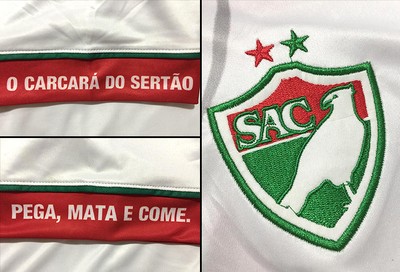 Montagem Camisa Salgueiro (Foto: Globoesporte.com)