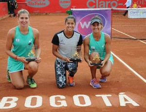 Teliana, Bia Haddad e Paula Gonçalves, tênis (Foto: Reprodução/Twitter)