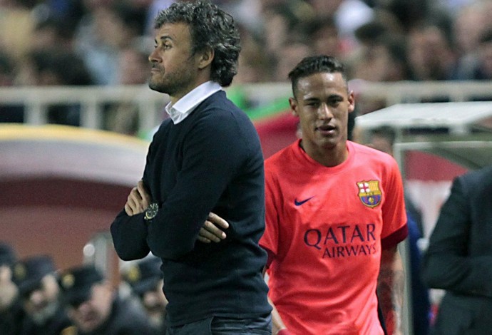 Neymar Luis Enrique Barcelona (Foto: EFE)