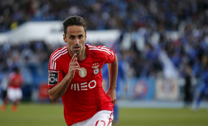 Jonas, Belenenses, Benfica Campeonato Português (Foto: Agência Reuters)