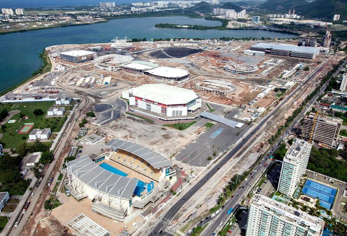 Parque Olímpico obras abril 2015 (Foto: Gabriel Heusi/brasil2016/ME)