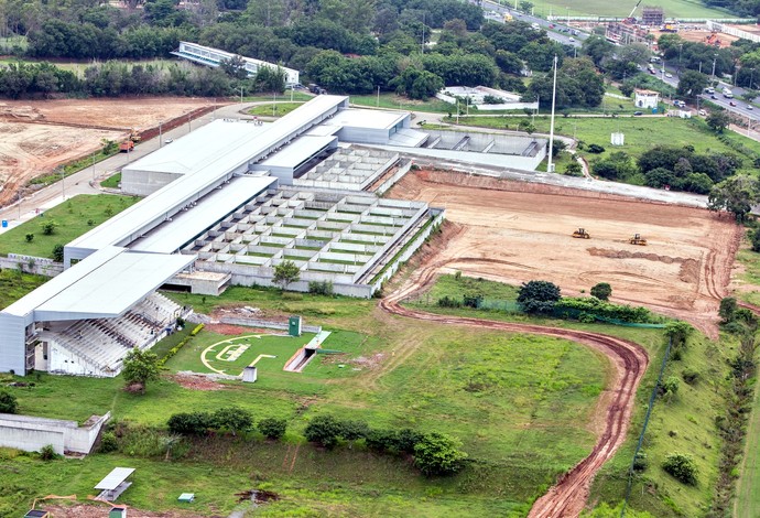 Centro de Tiro Deodoro obras 2015 (Foto: Gabriel Heusi/brasil2016/ME)