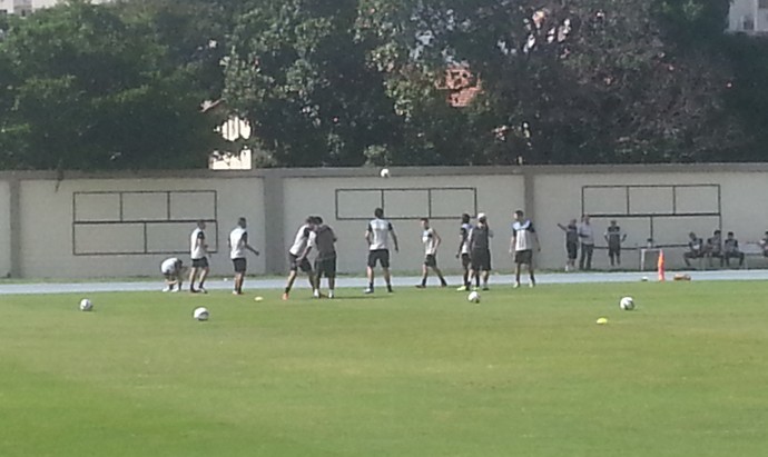 Treino Botafogo, Engenhão (Foto: Marcelo Baltar)