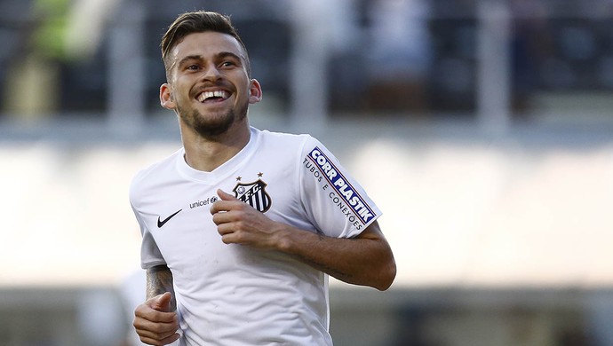 Lucas Lima - Santos x XV de Piracicaba (Foto: Ricardo Saibun / Divulgação SantosFC)