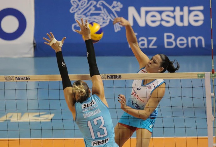 Osasco x Sesi, Superliga Feminina, vôlei (Foto: João Neto/Osasco)