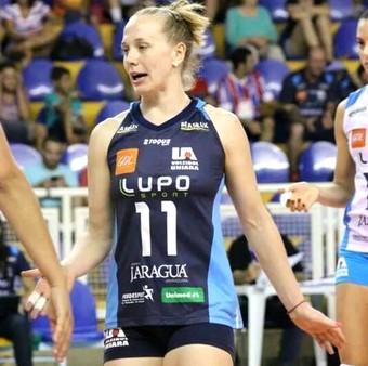 Líbero Andressa Krachefski, ex-Araraquara, Vôlei Bauru (Foto: Divulgação)