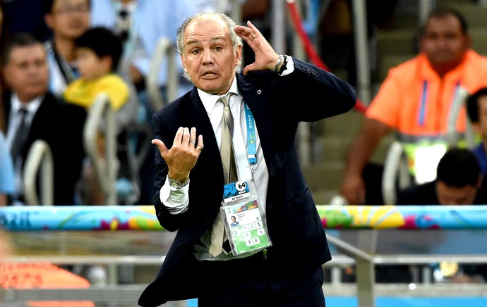 Alejandro Sabella final Alemanha x Argentina (Foto: AFP)