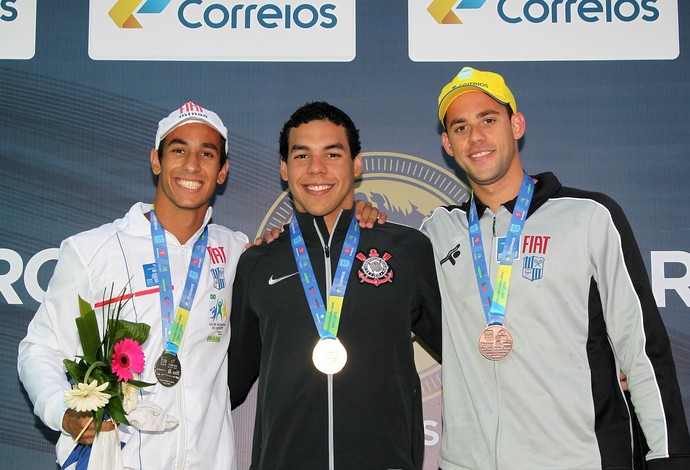 Thiago Pereira e Arthur Mendes, natação, Maria Lenk (Foto: Satiro Sodré/ SSPress)