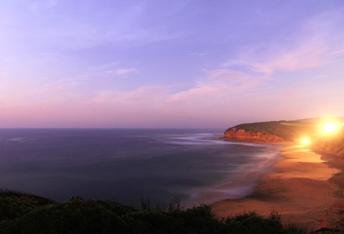 Bells Beach sem condições para a realização das baterias das quartas de final (Foto: Divulgação/WSL)