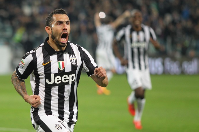 Tevez Juventus x Empoli (Foto: AP)