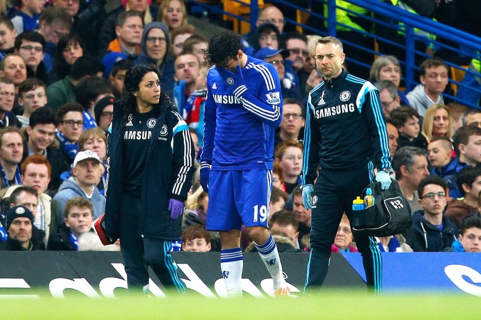 Diego Costa Machucado, Chelsea x Stoke City (Foto: Reuters)