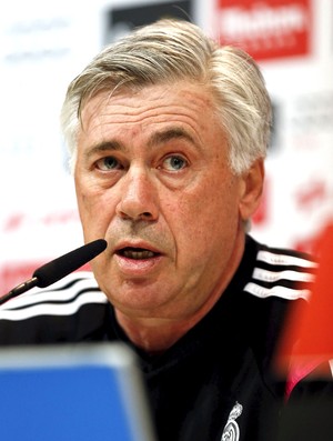 Carlo Ancelotti, coletiva Real Madrid (Foto: Agência Reutes)