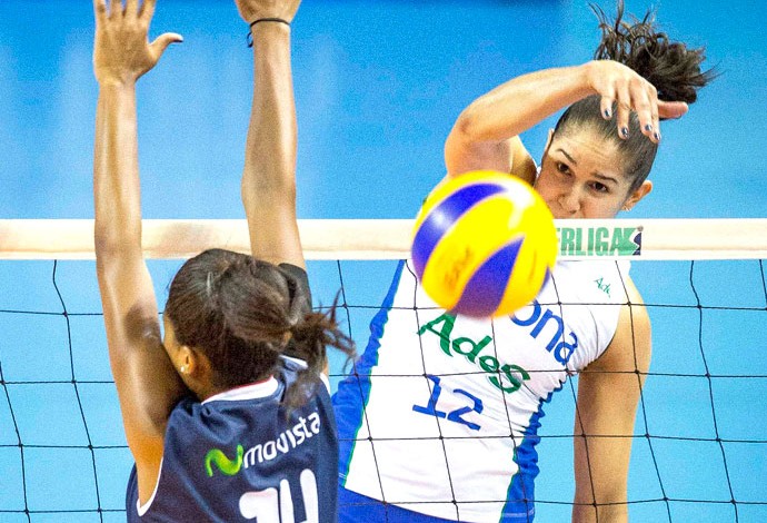 Natália, Rexona Ades X São Caetano, Superliga de Vôlei (Foto: Marcio Rodrigues/MPIX)