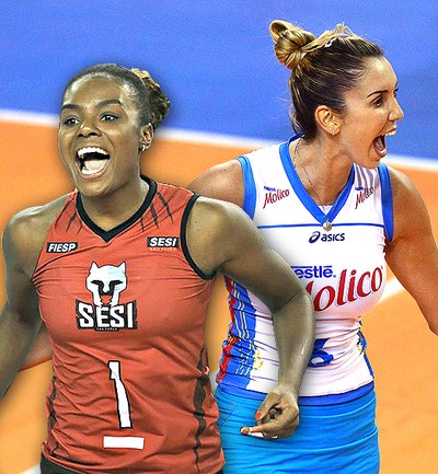 Montagem Fabiana X Thaisa (Foto: Editoria de arte)