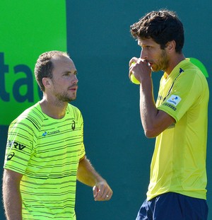 Bruno Soares e Marcelo Melo no Miami Open (Foto: João Pires/Fotojump)