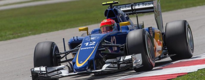 Felipe Nasr, da Sauber, chegou em 12º no GP da Malásia (Foto: Divulgação)