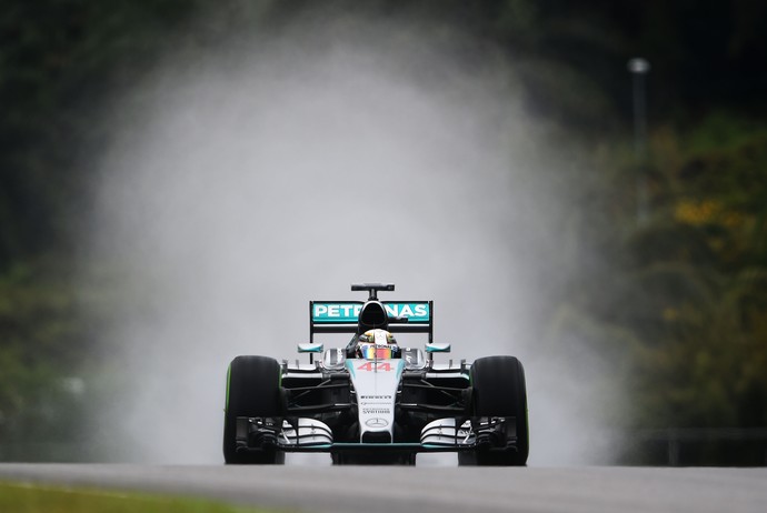 Hamilton, treino GP da Malásia (Foto: Getty Images)