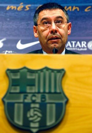 Coletiva Josep Maria Bartomeu Presidente Barcelona (Foto: REUTERS)