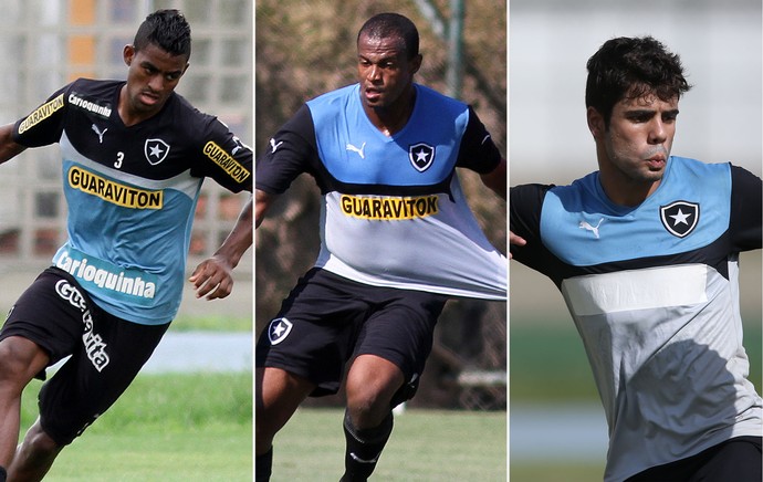 Dankler, Airton e Henrique Botafogo (Foto: SSPress)