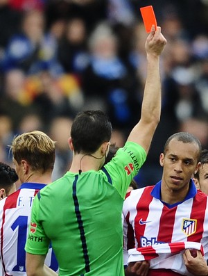 Jesús Gámez e Lucas Vazquezz, Atlético de Madrid x Espanyol (Foto: AP)