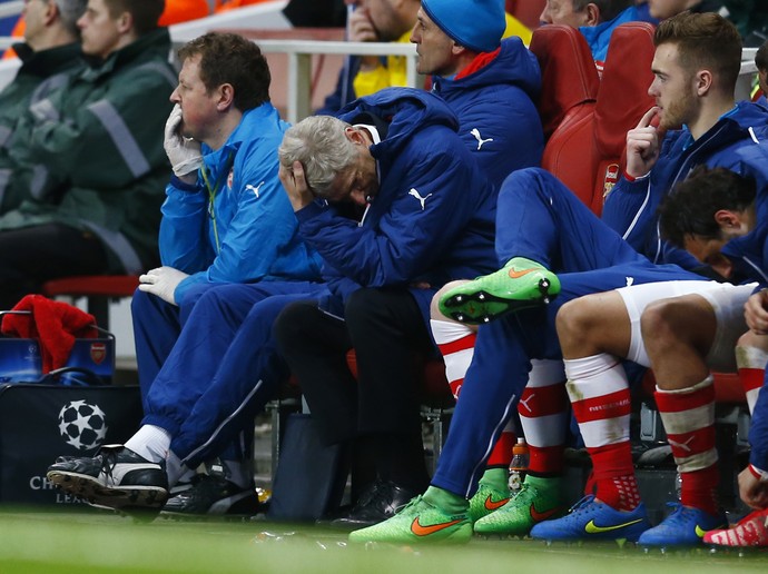 Arsene Wenger Arsenal x Monaco (Foto: Reuters)